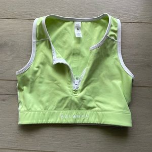 Balance Athletica Zip Up Top Sports Bra